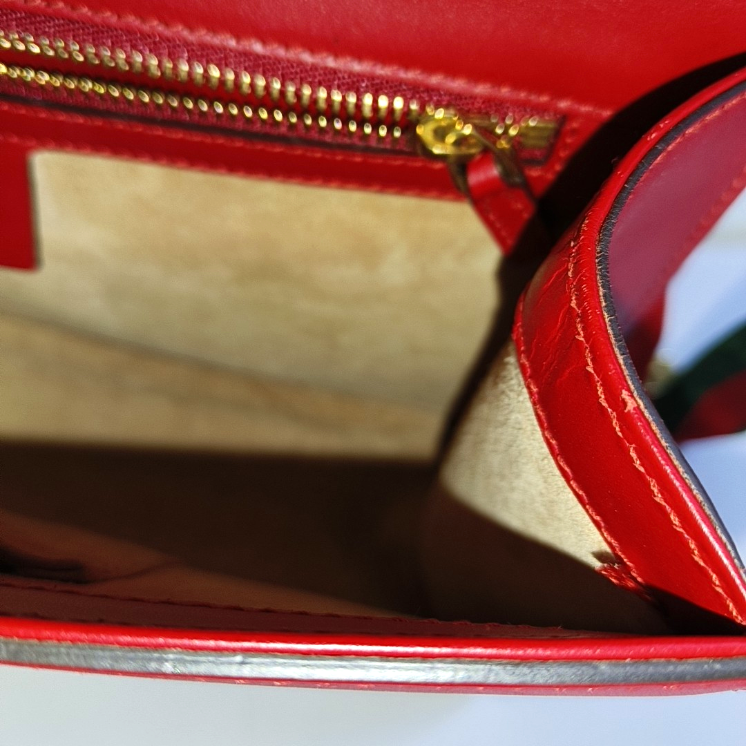 Authenticated pre-owned  Sylvie Small Calfskin Red - Shoulder Bag at Looply