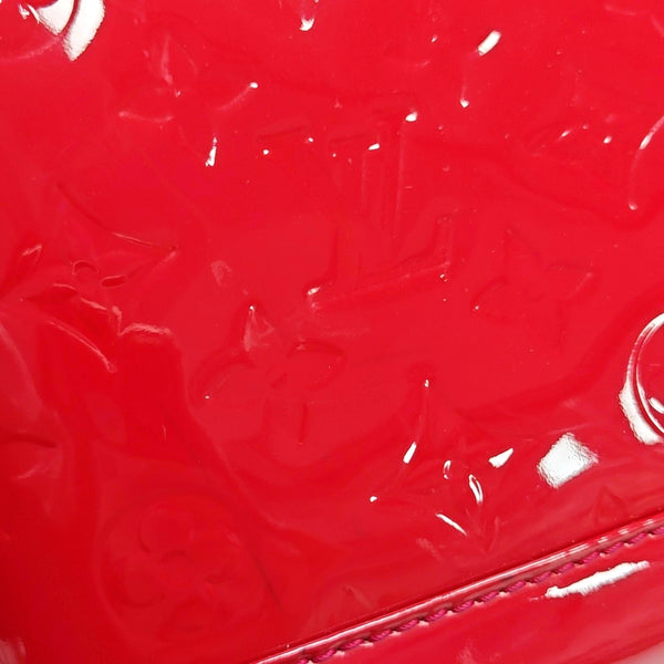 Authenticated pre-owned  ALMA PM Monogram Patent Leather Red - Top Handle Bag at Looply