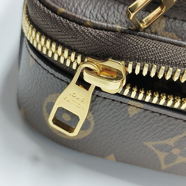 UTILITY Monogram Coated Canvas Brown