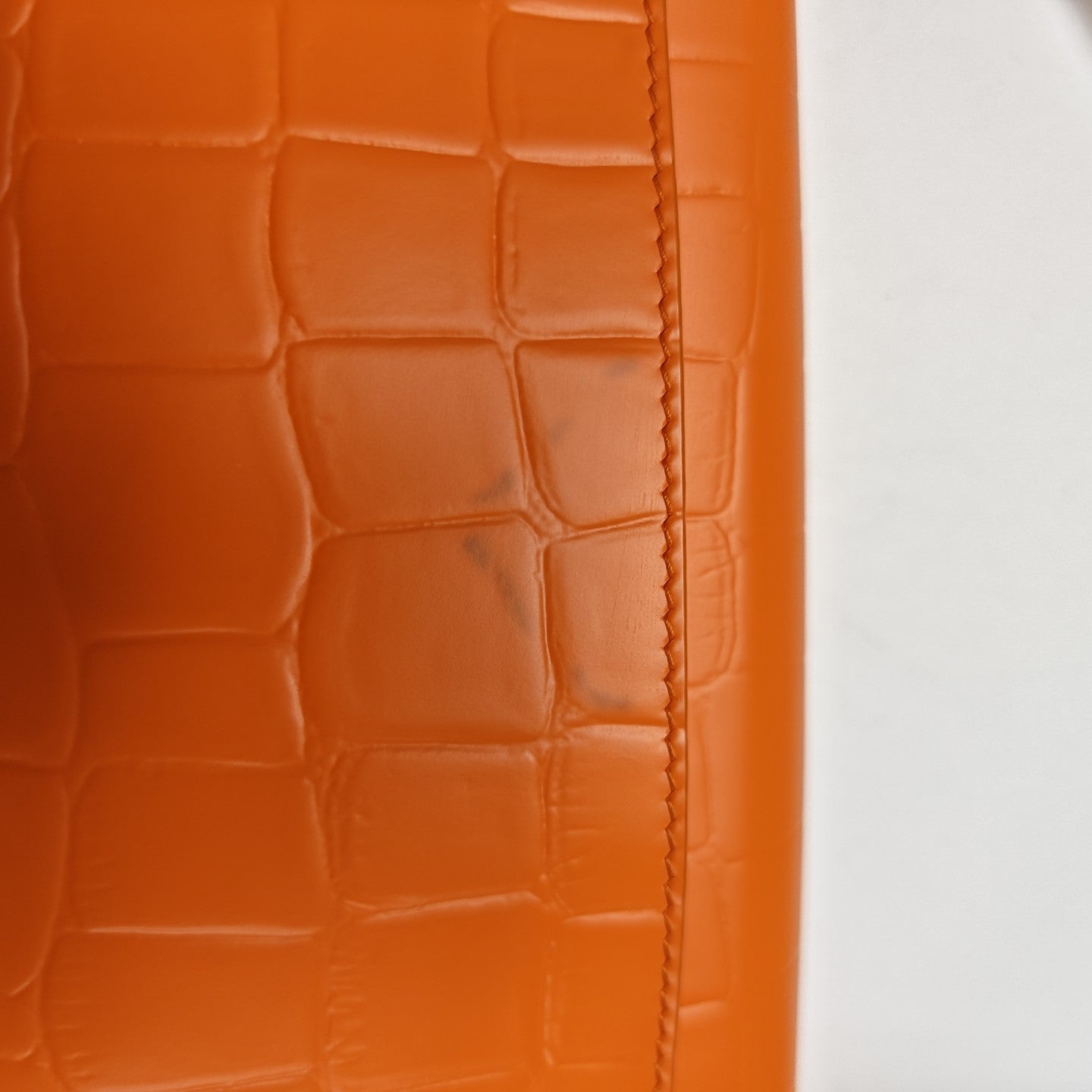 Calfskin Shoulder Bag Orange