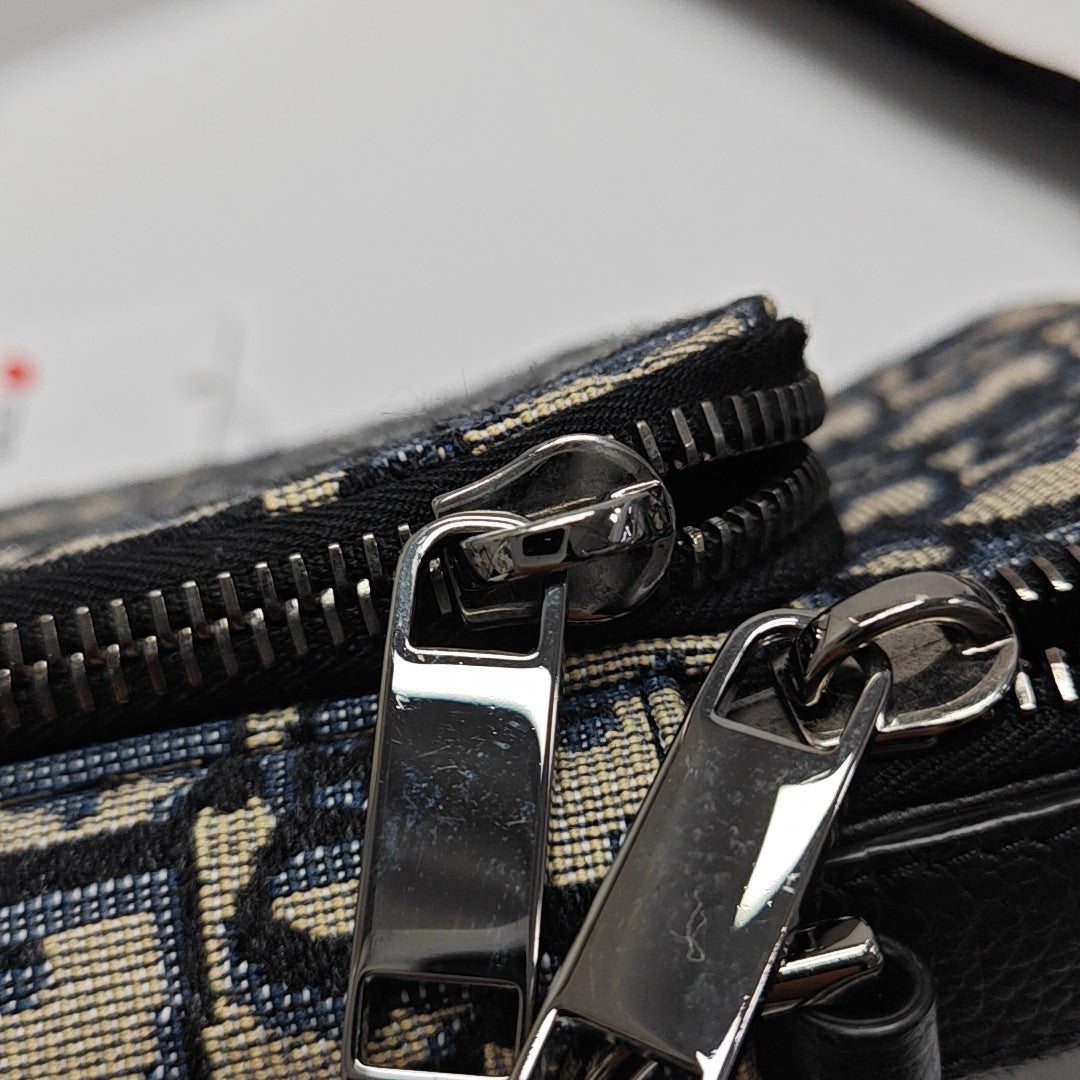 Fabric Shoulder Bag Super Mini Black