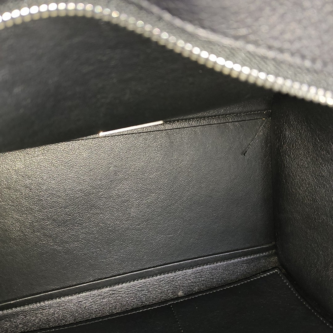 TRAPEZE Small Calfskin Black