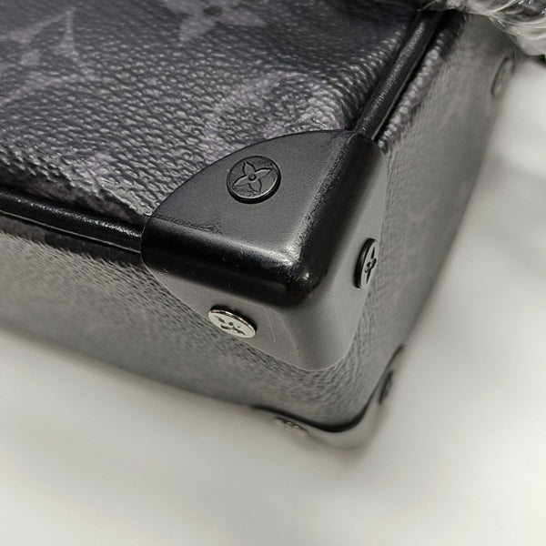 SOFT TRUNK Mini Monogram Coated Canvas Black
