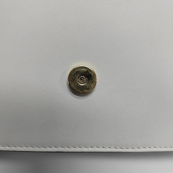 Sylvie Super Mini Calfskin White