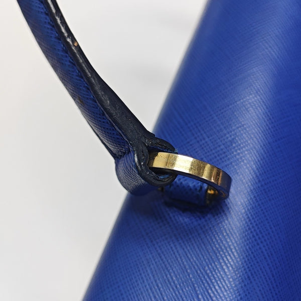 Kelly Calfskin Blue