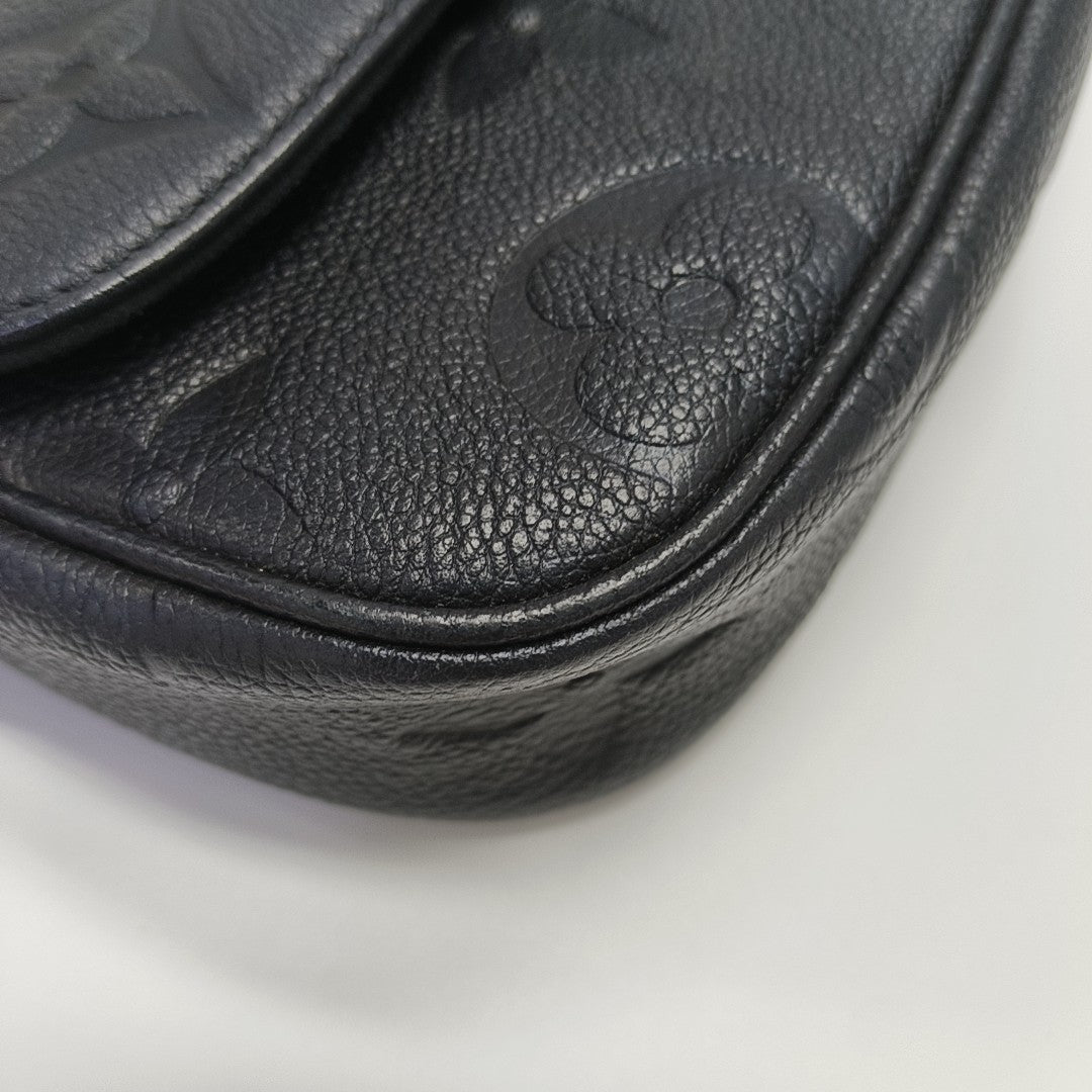 IVY Monogram Calfskin Black