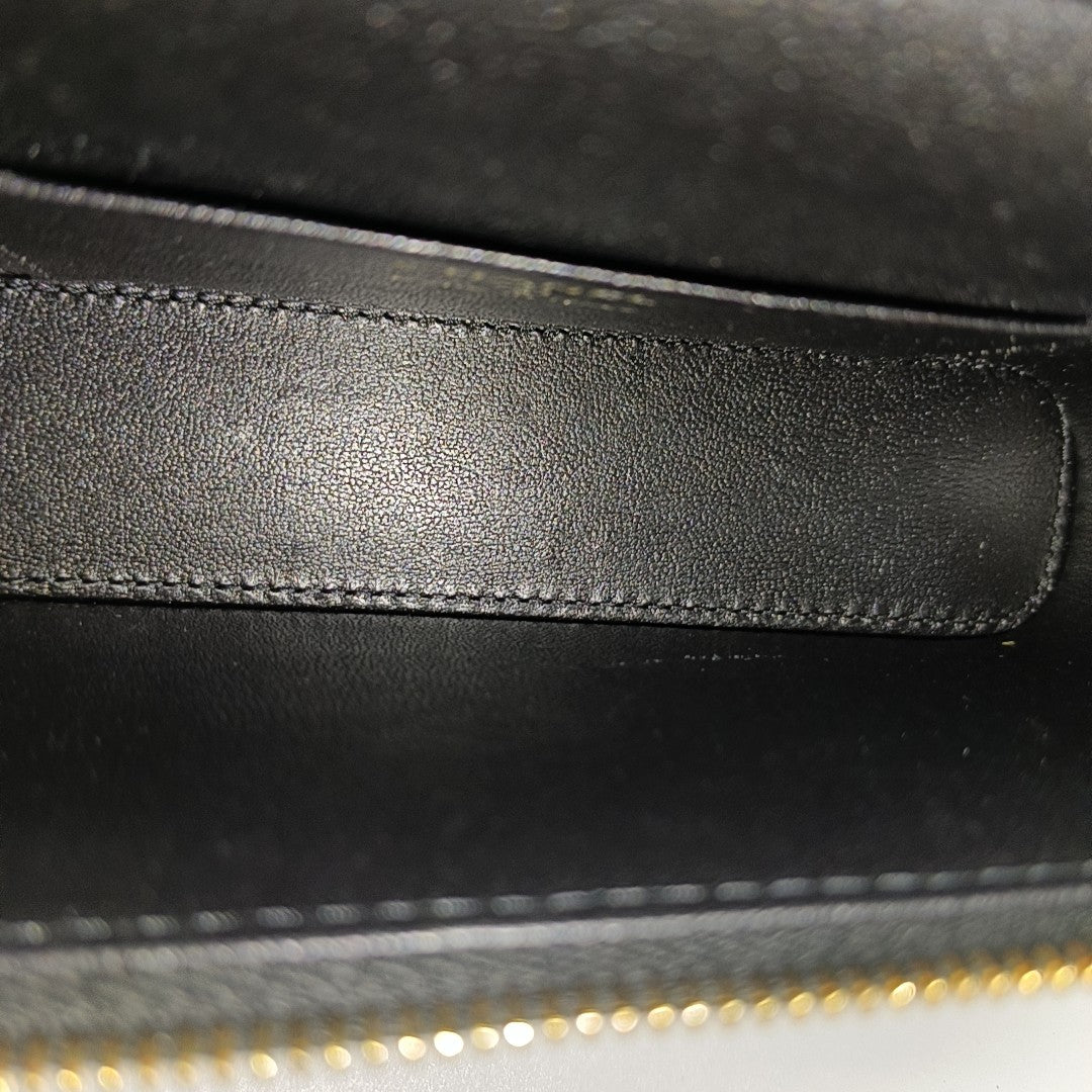 Quilted Lambskin Crossbody Bag Black