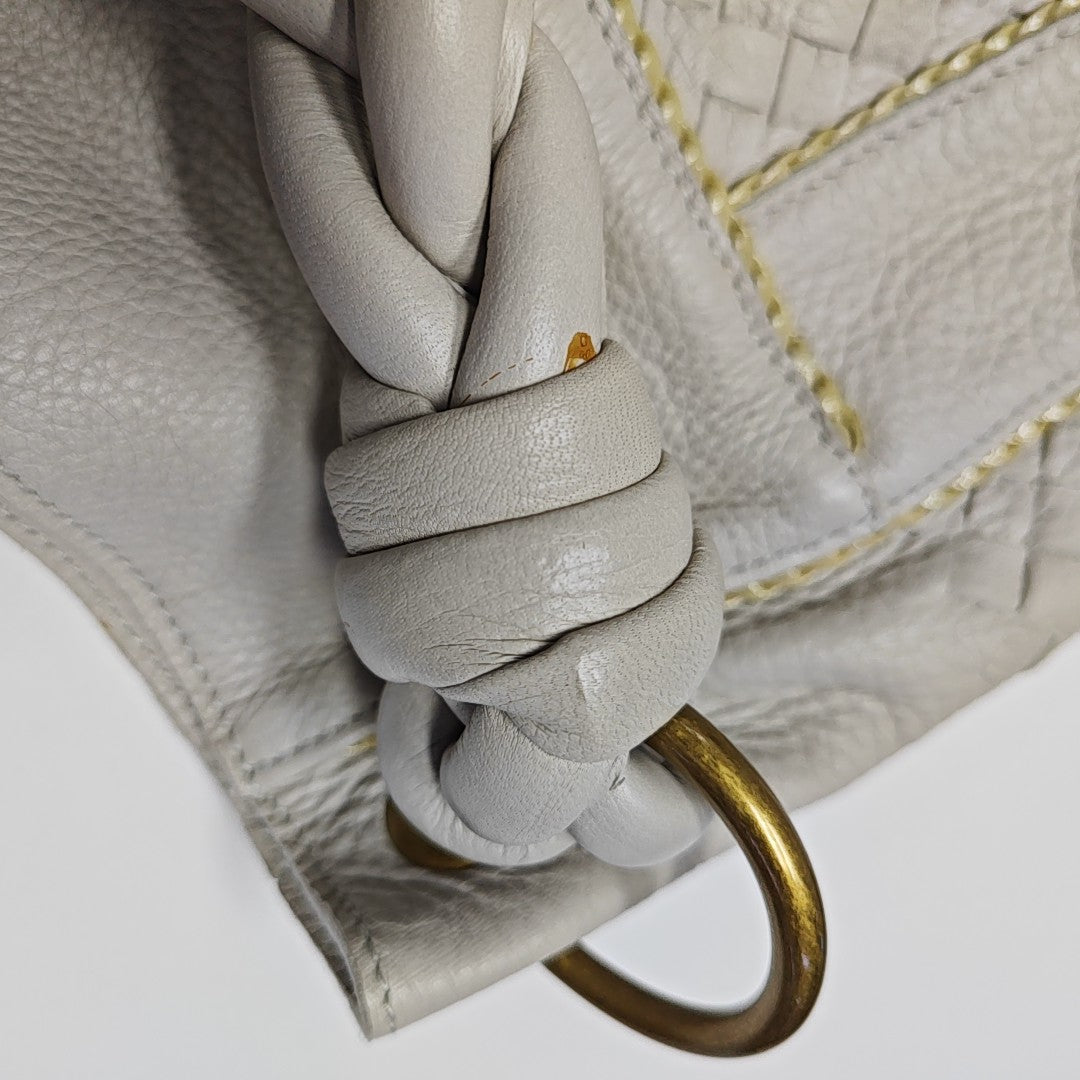 Lambskin Shoulder Bag White