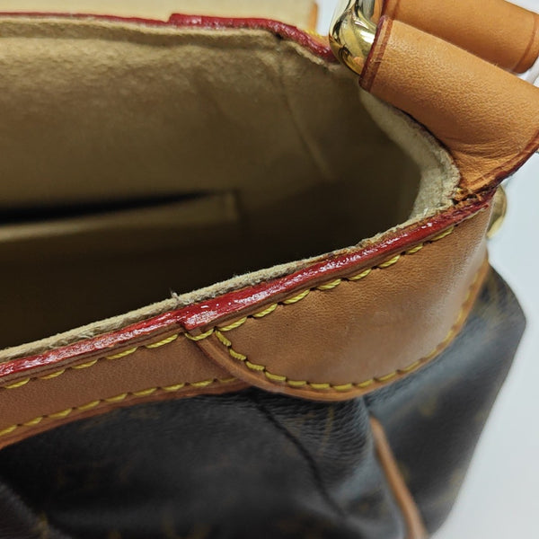 BEVERLY MM Monogram Coated Canvas Brown