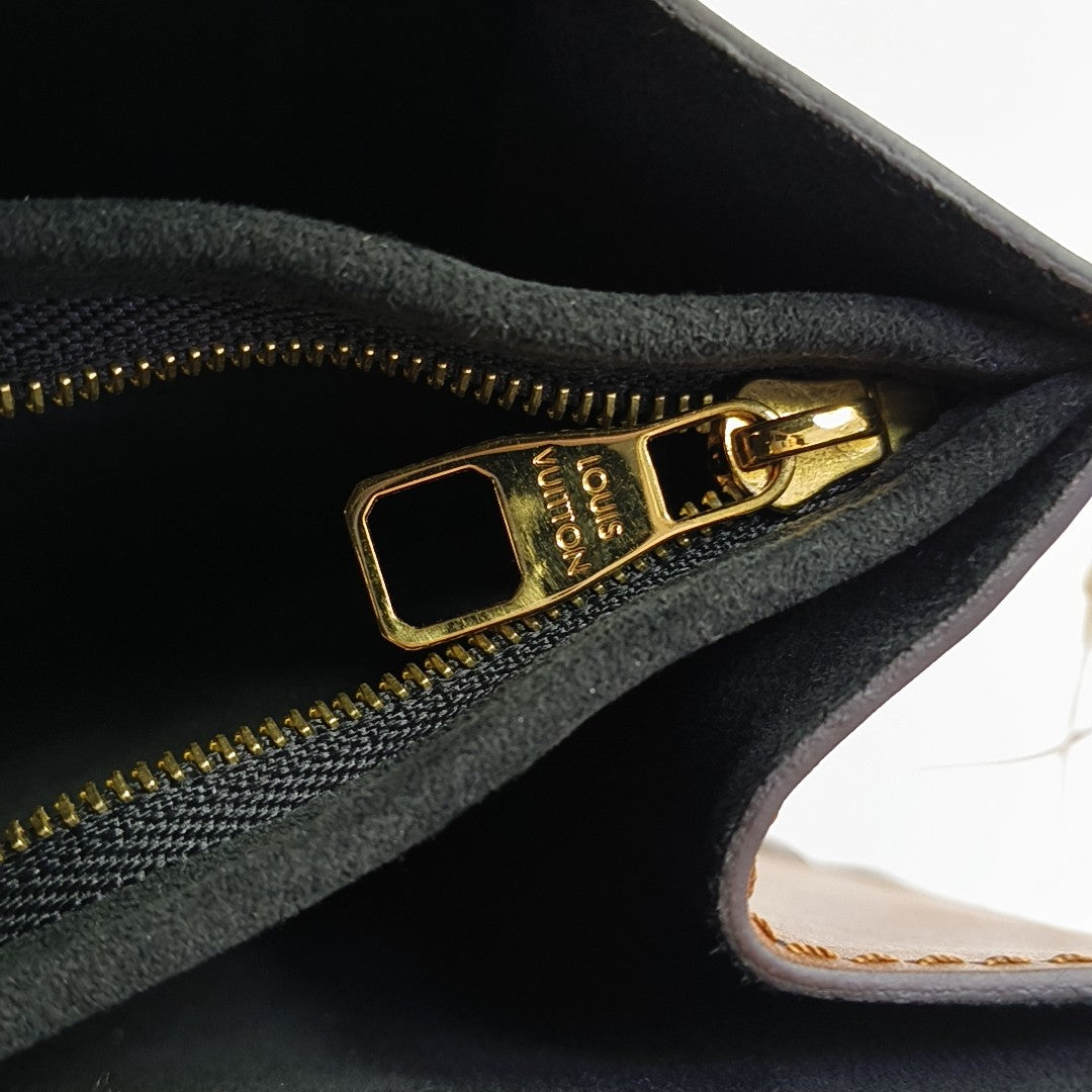 DAUPHINE MM Monogram Coated Canvas Brown