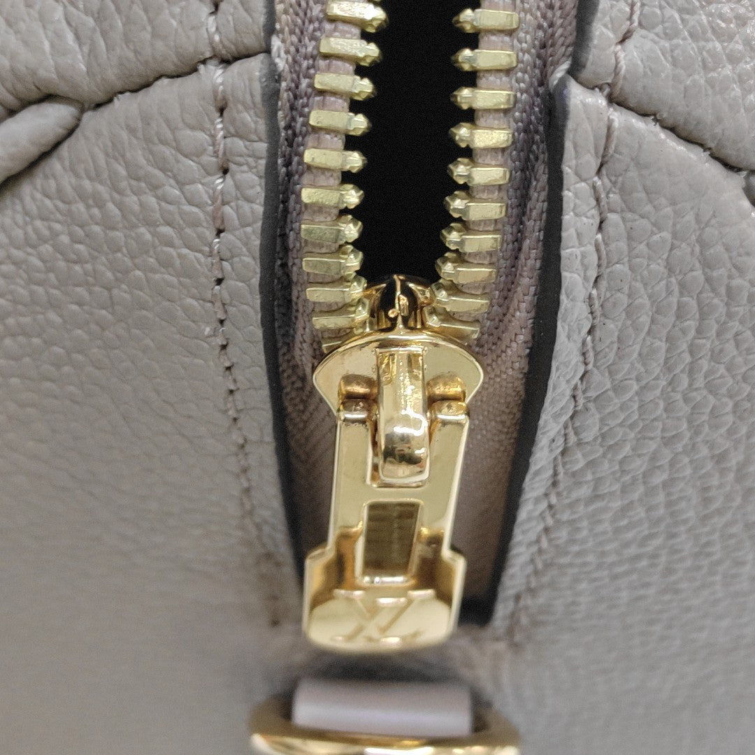 SPEEDY 25 Monogram Calfskin Beige