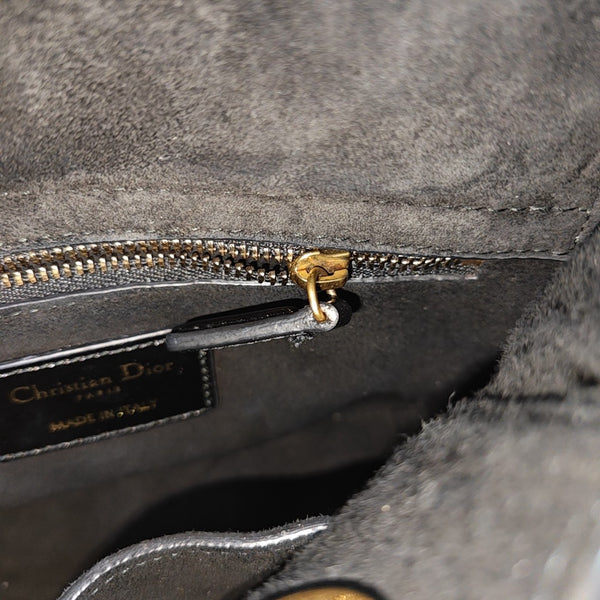 Lady Dior Small Cannage Lambskin Black