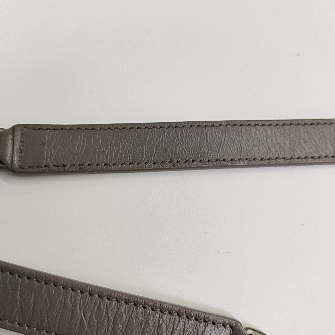 NIKI Medium Chevron Calfskin Gray