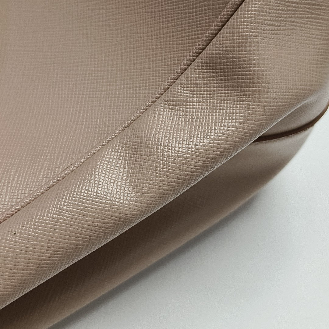 Galleria Large Saffiano Calfskin Pink
