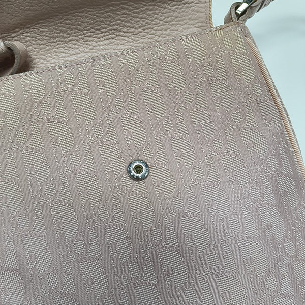 Fabric Crossbody Bag Pink