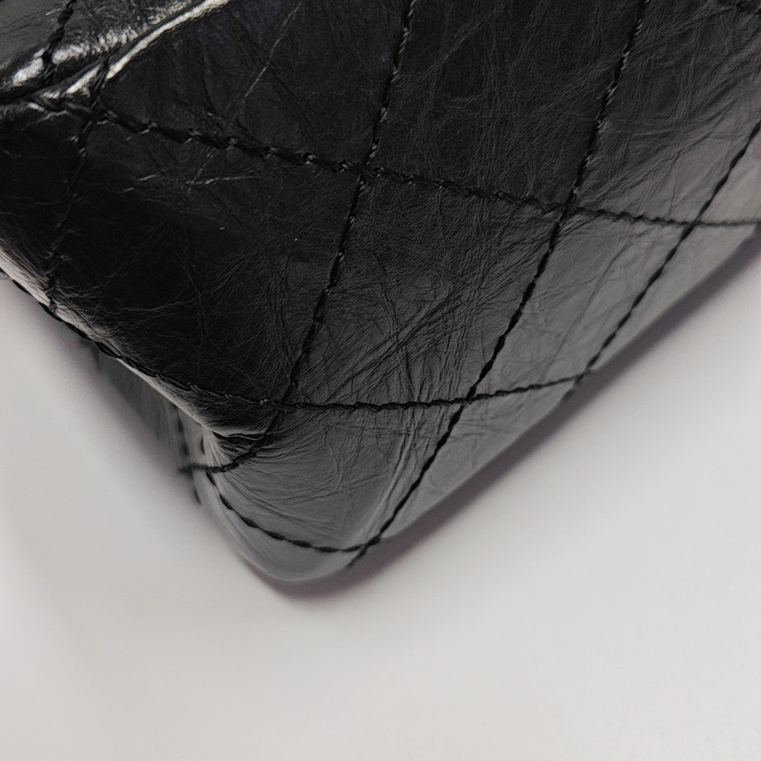 2.55 227 (jumbo) Quilted Calfskin Black