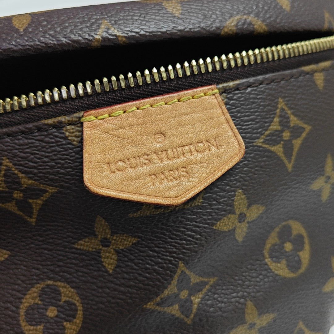 BUMBAG Monogram Coated Canvas Brown