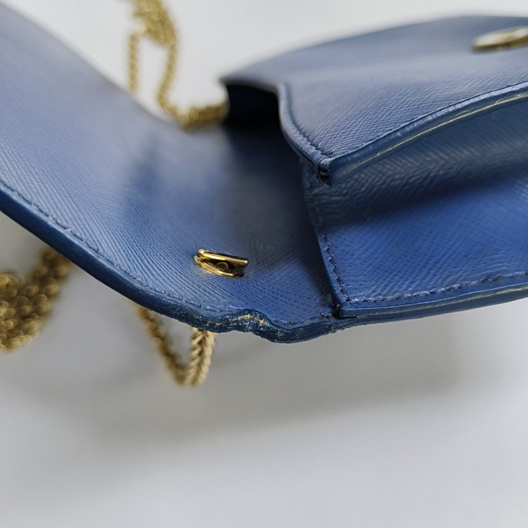 Ginny Calfskin Blue