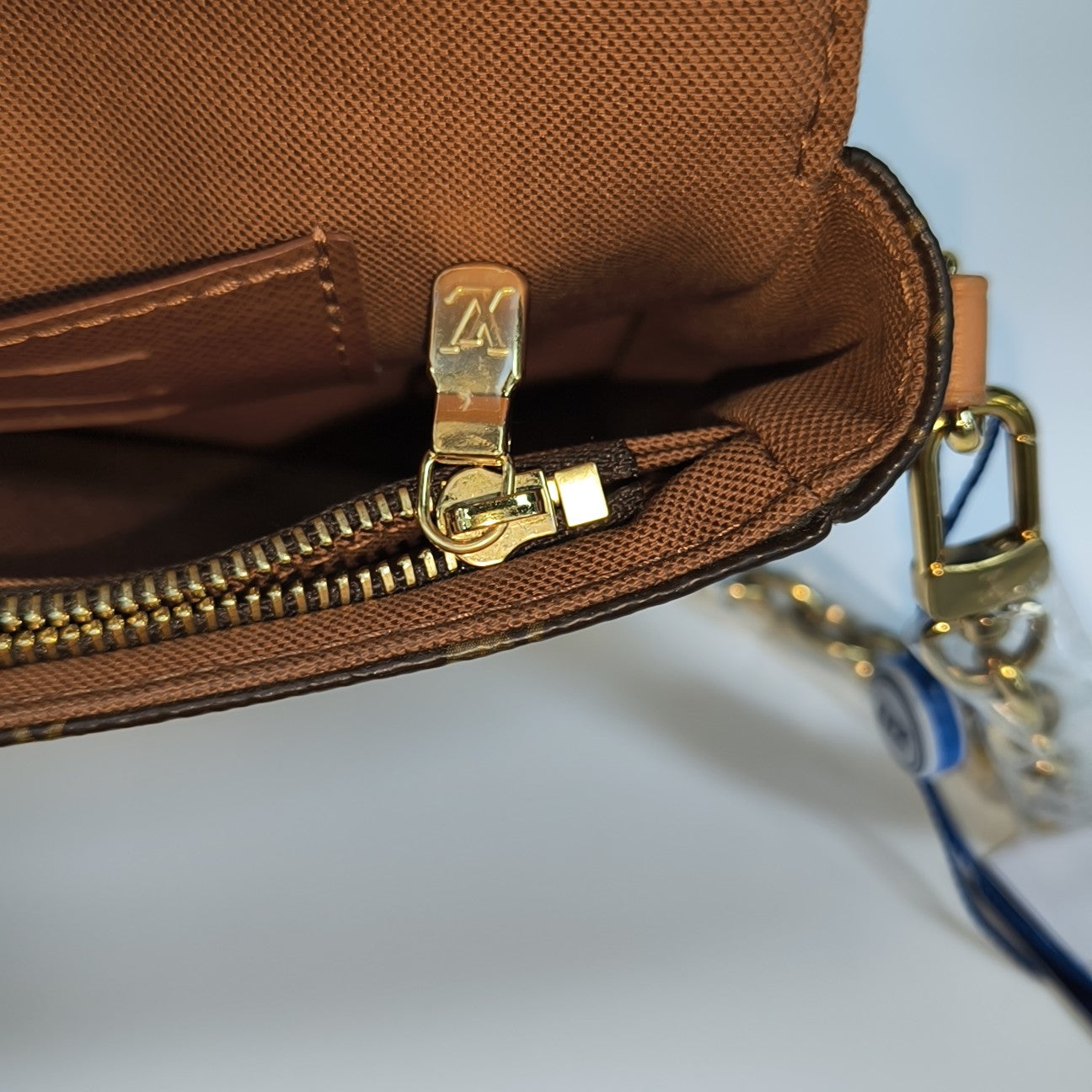 IVY Monogram Coated Canvas Brown
