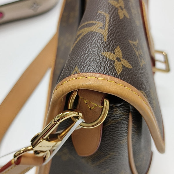 DIANE Monogram Coated Canvas Brown