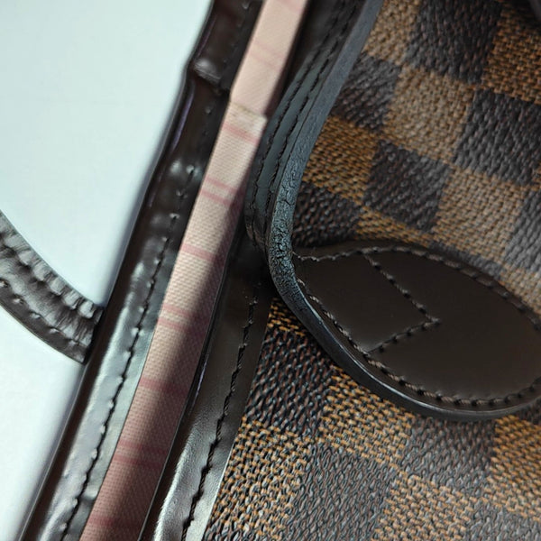 NEVERFULL MM Coated Canvas Brown