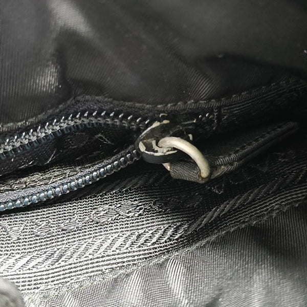 Nylon Shoulder Bag Black