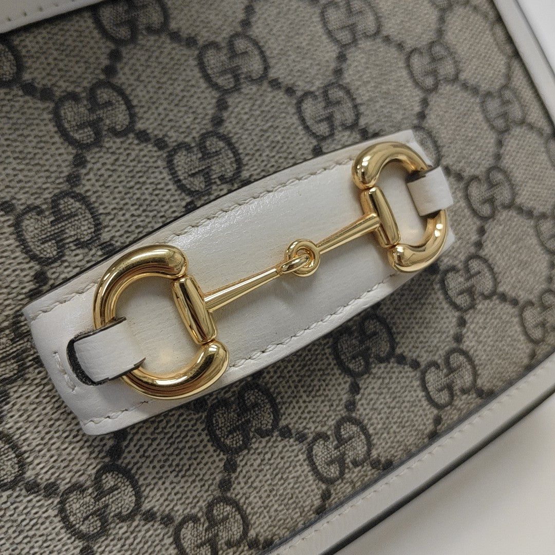 Horsebit 1955 Mini Coated Canvas Beige