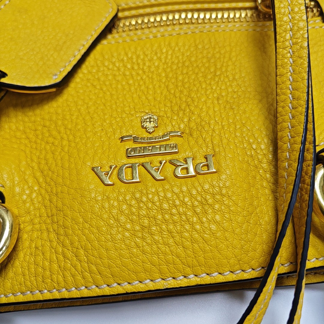 Calfskin Tote Bag Yellow