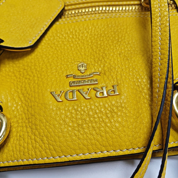 Calfskin Tote Bag Yellow