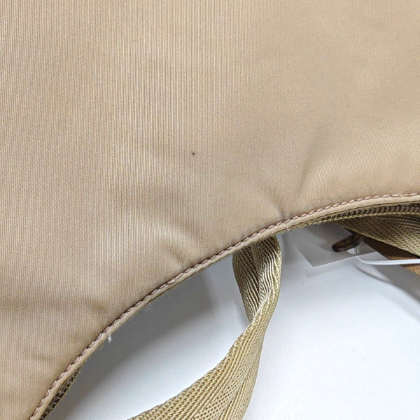 Authenticated pre-owned  Re-Edition2000 Mini Nylon Beige - Top Handle Bag at Looply