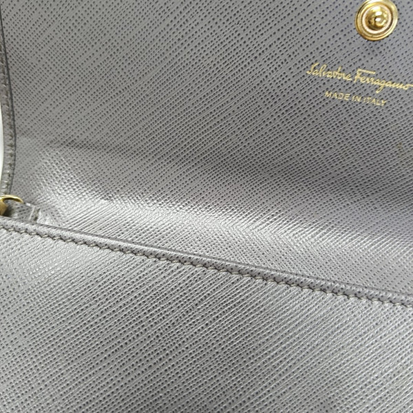 Ginny Calfskin Gray Wallet