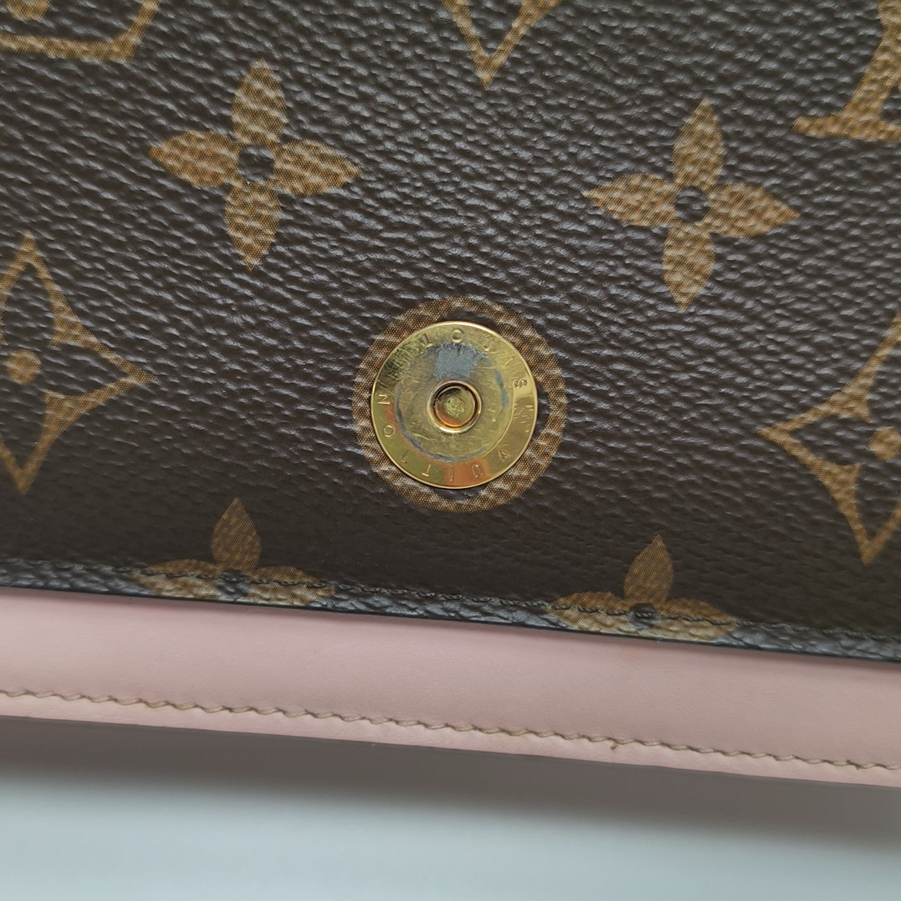 FLORE Monogram Coated Canvas Brown