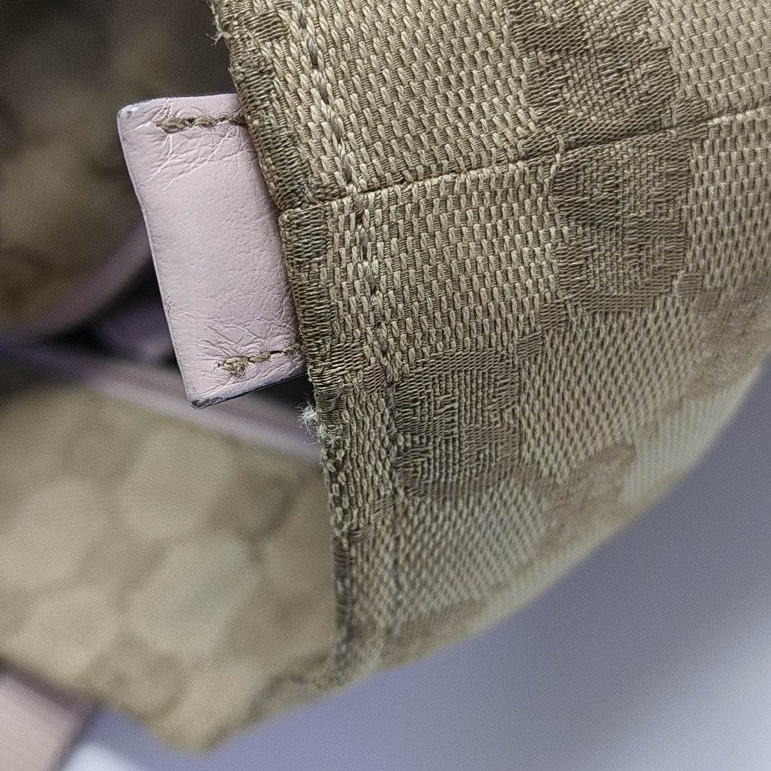 Monogram Canvas Tote Bag Brown