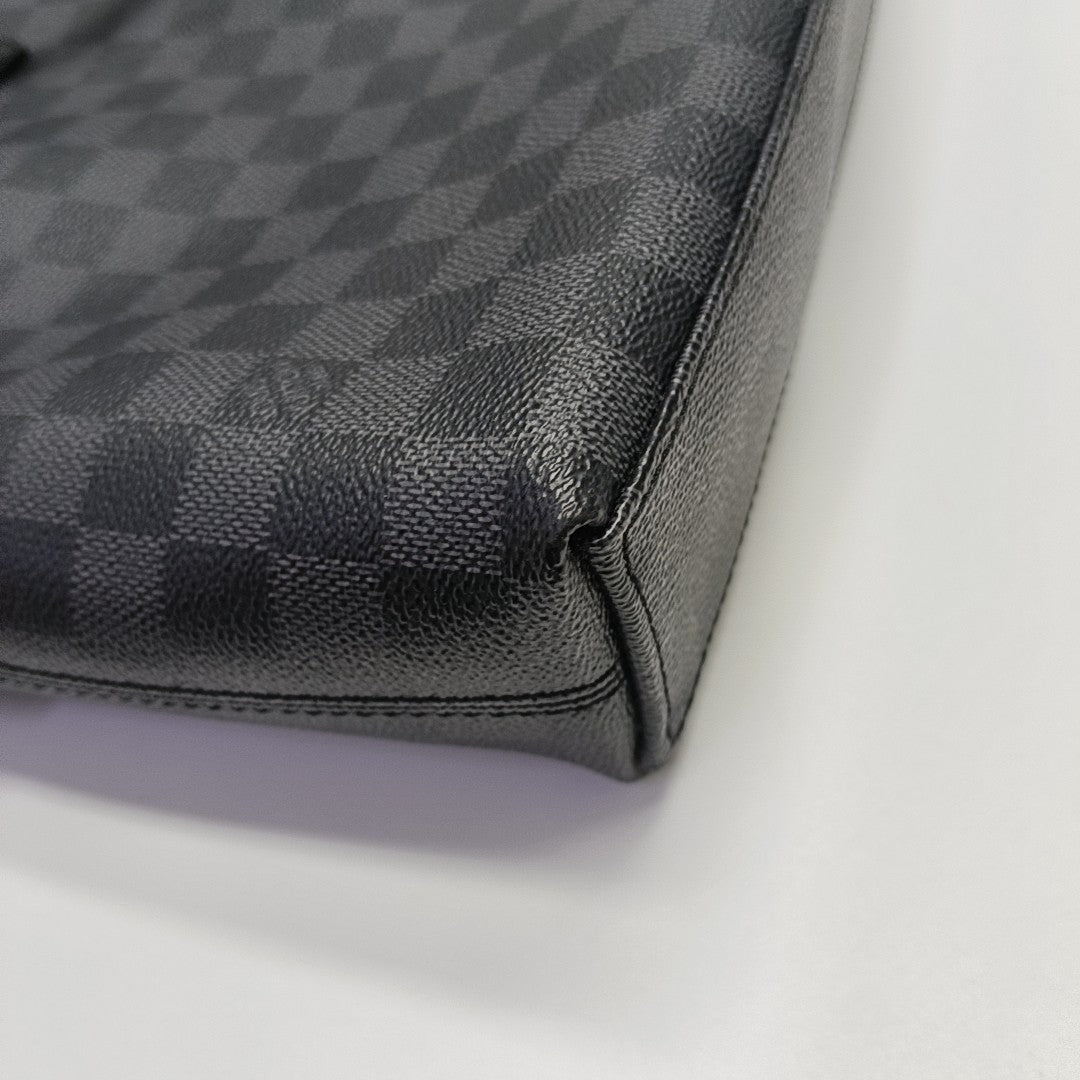 PORTE-DOCUMENTS Damier Graphite Coated Canvas Gray