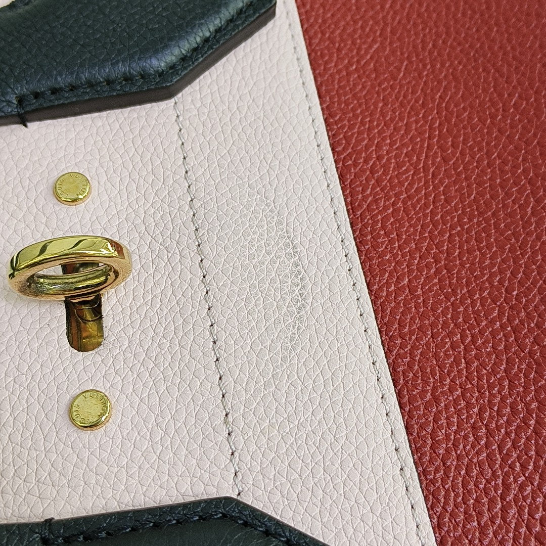 CITY STEAMER PM Calfskin Red