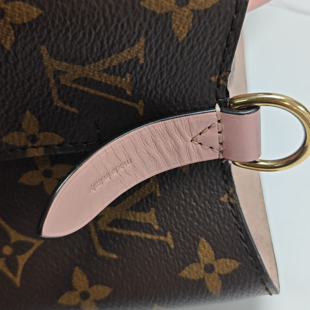 NÉONOÉ MM Monogram Coated Canvas Brown