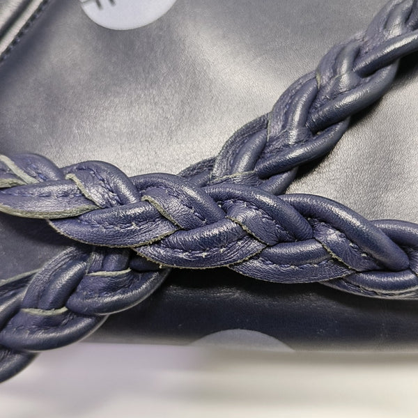 Calfskin Shoulder Bag Blue