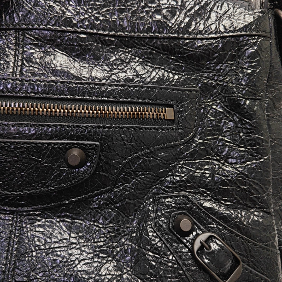 Lambskin Shoulder Bag Black