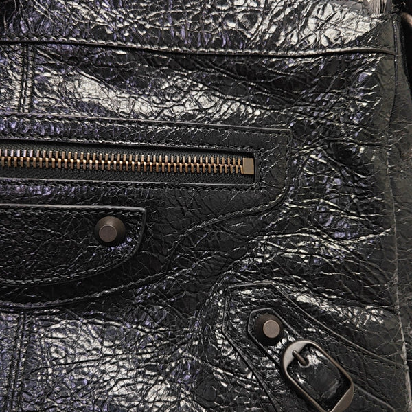 Lambskin Shoulder Bag Black