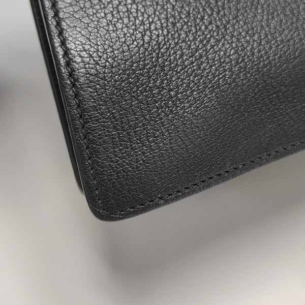 Calfskin Top Handle Bag Blue