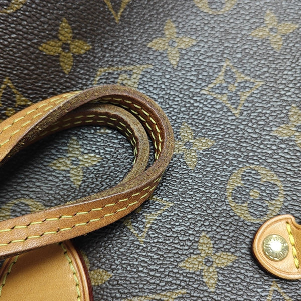 NEVERFULL MM Monogram Coated Canvas Brown