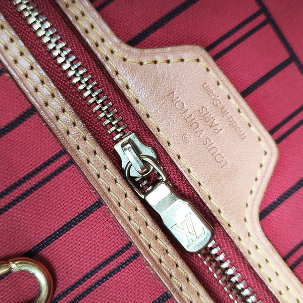NEVERFULL MM Monogram Coated Canvas Brown