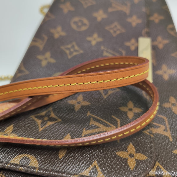 FAVORITE MM Monogram Coated Canvas Brown