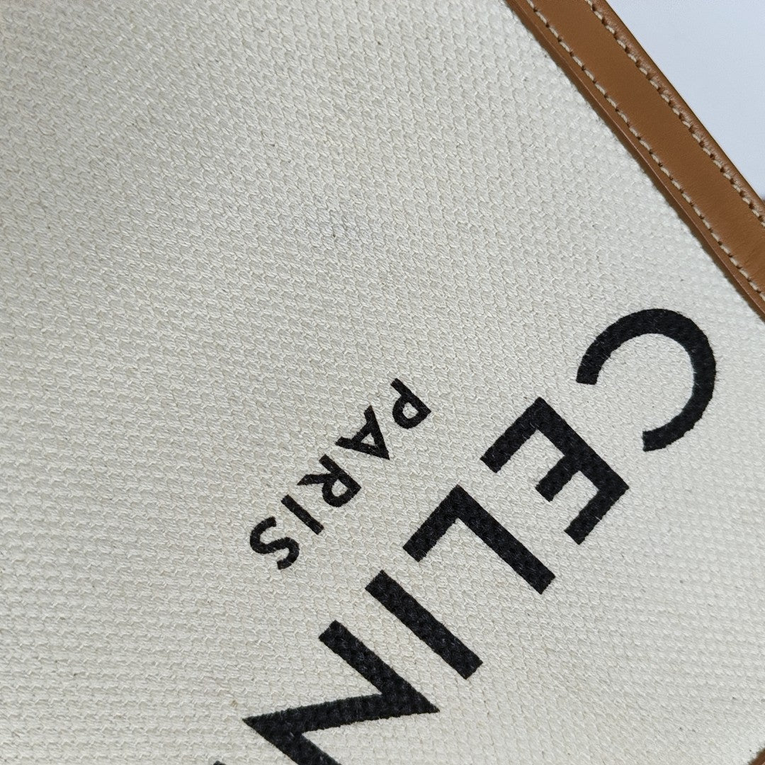 CABAS CELINE Mini Canvas White