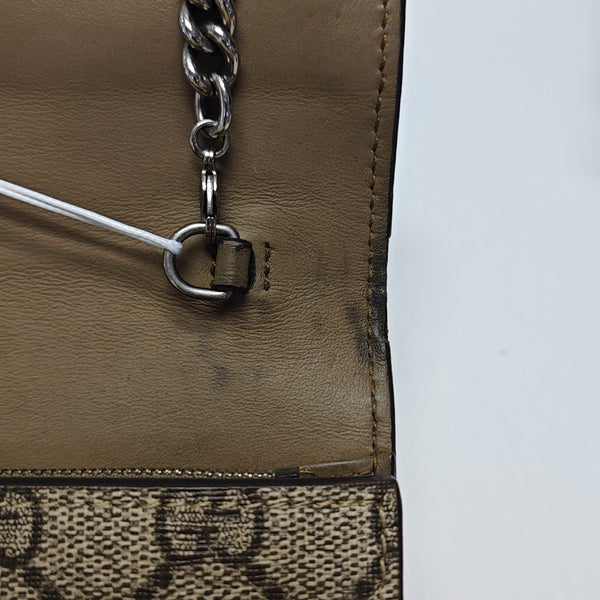 Dionysus Mini Monogram Coated Canvas Beige