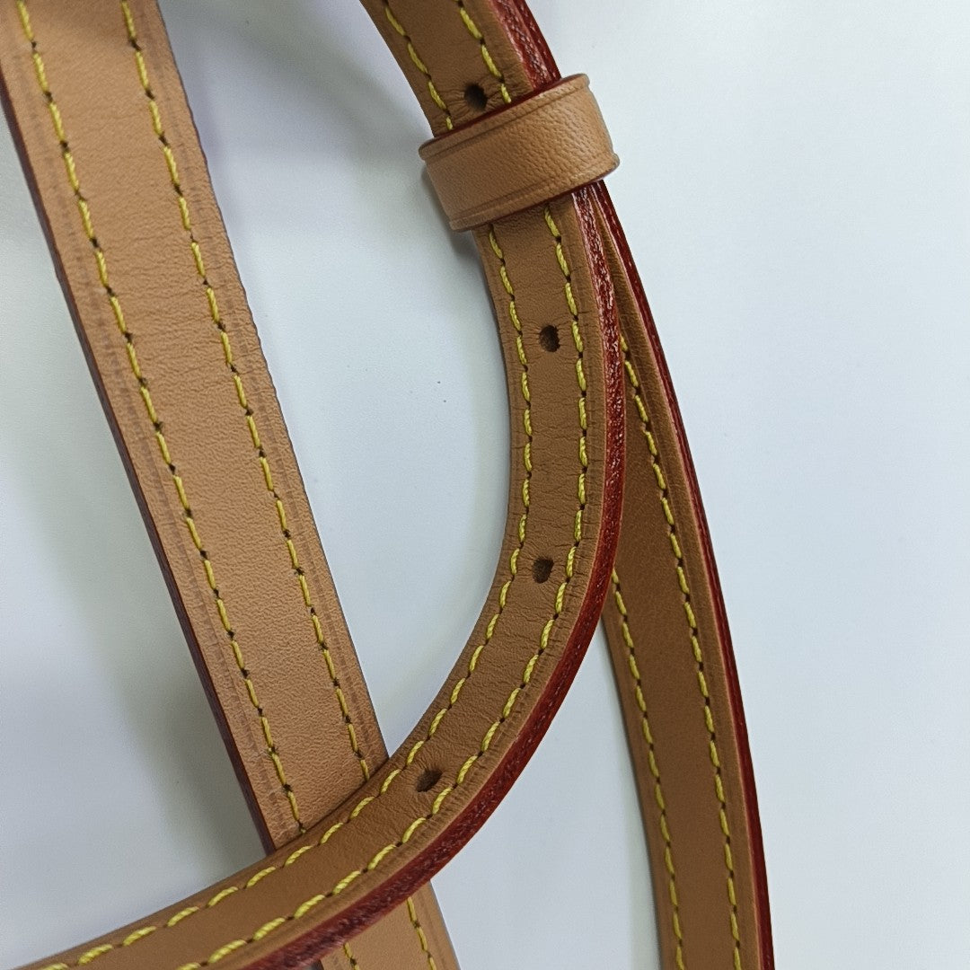 NOÉ Nano Monogram Coated Canvas Brown