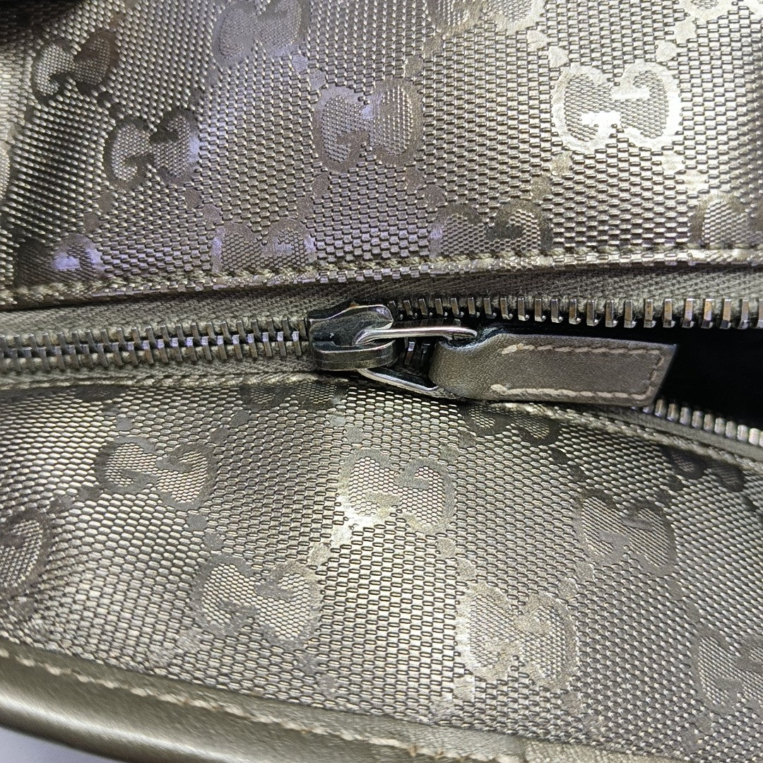 GG Imprime Monogram Calfskin Green