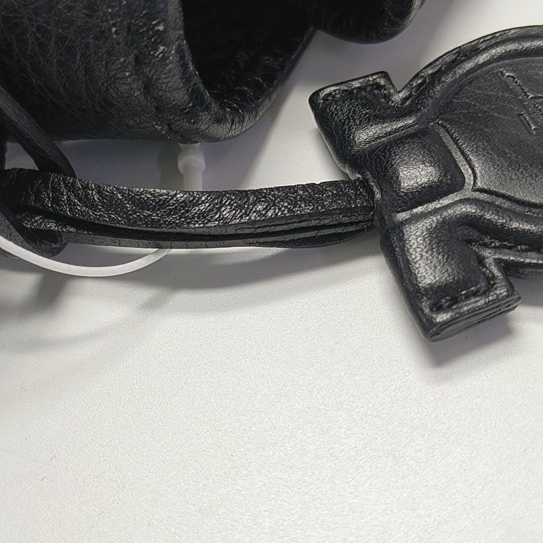 Calfskin Shoulder Bag Black