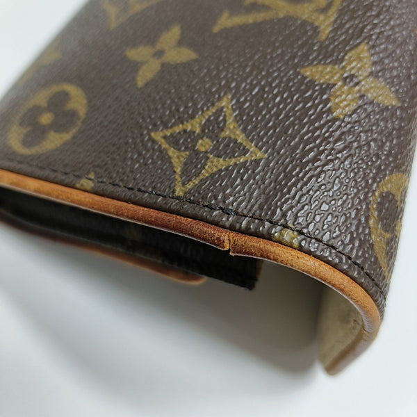 TWIN PM Monogram Coated Canvas Brown