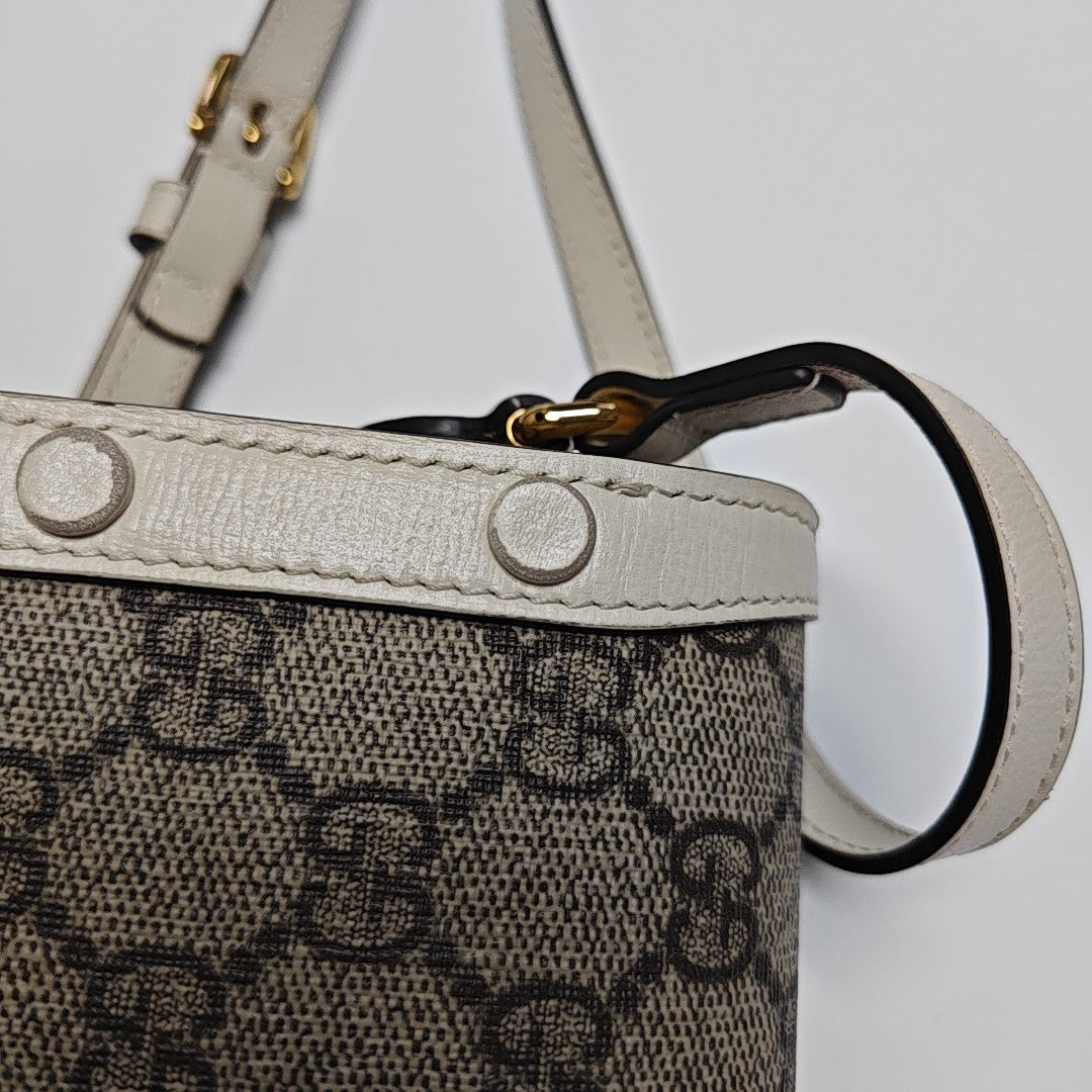 Horsebit 1955 Mini Coated Canvas Beige